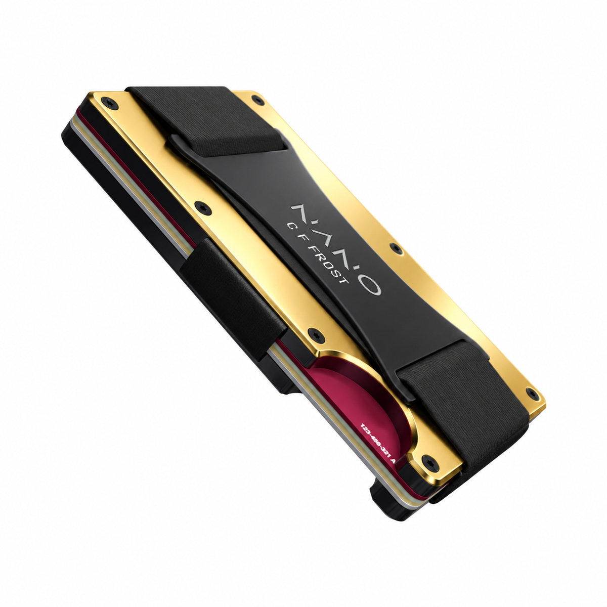 NANO Personalised 24 Carat Gold Cash Strap Wallet — Cash Strap detail