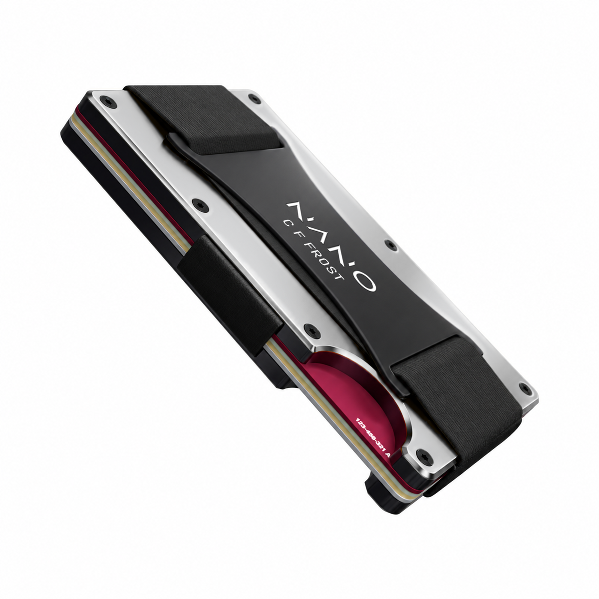NANO Personalised Platinum Cash Strap Wallet — Cash Strap detail