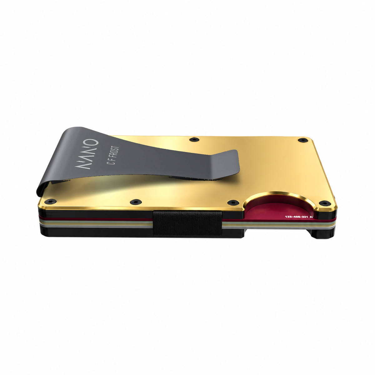 A compact profile, with cards inside.