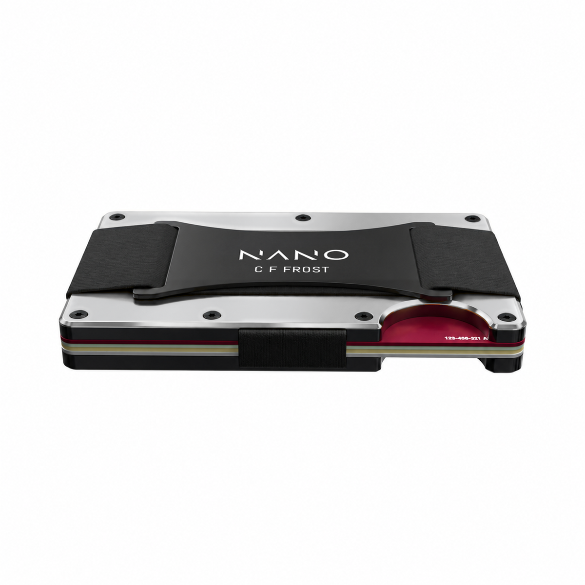 A compact profile, with cards inside.