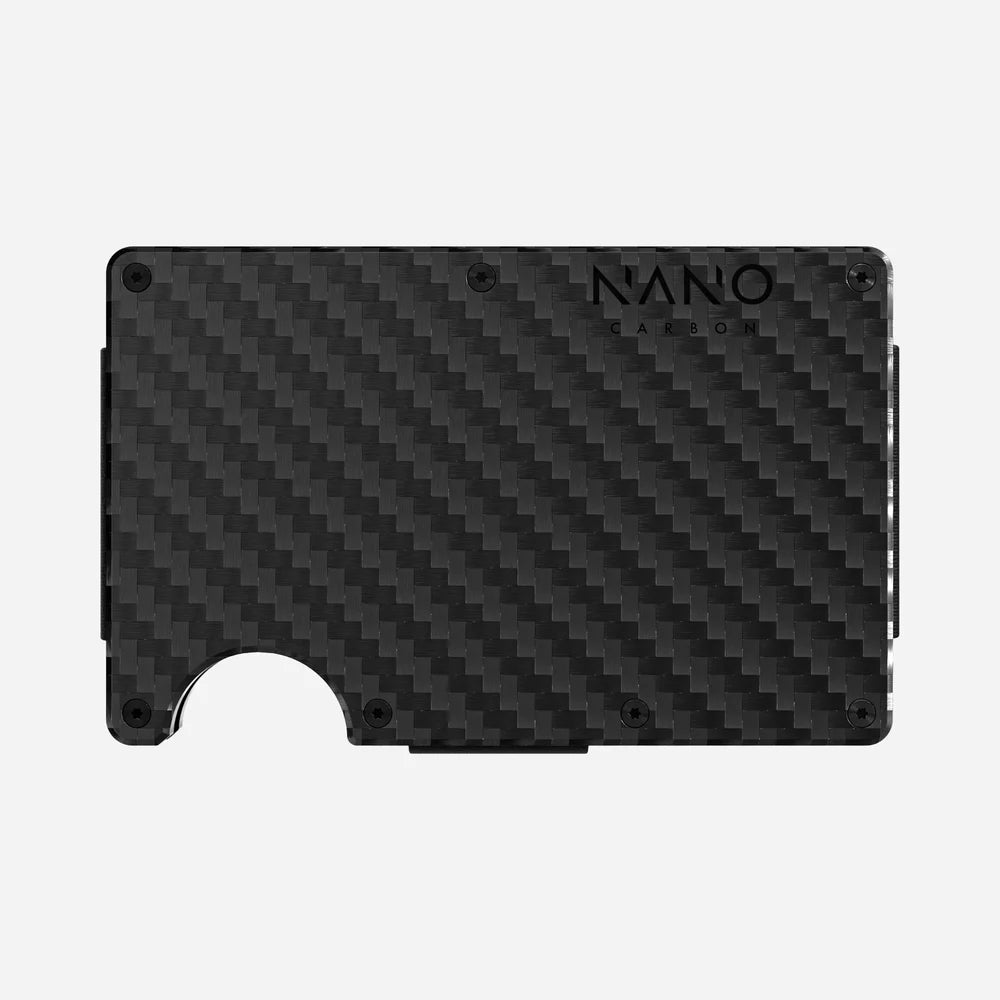 NANO Carbon Fibre 3K wallet in Stealth Black