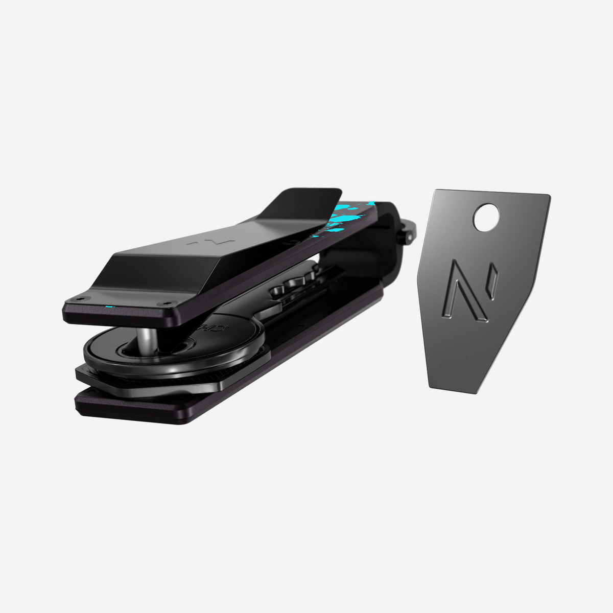 Cosmic Pulse key case — rear clip view