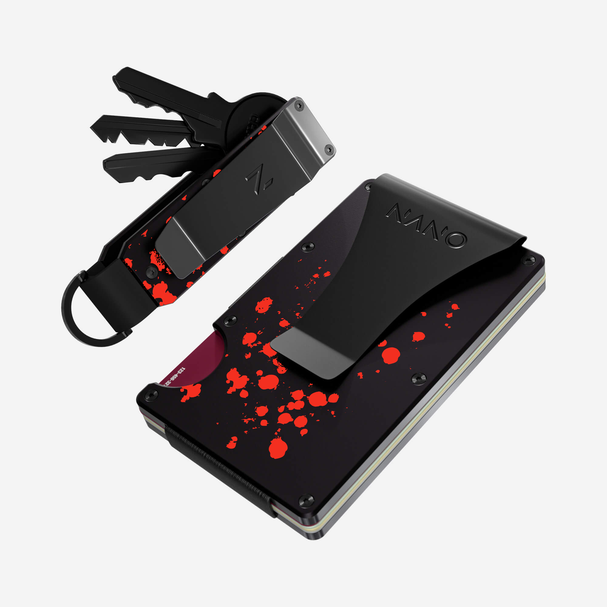 Wallet + Key Case — Rear view
