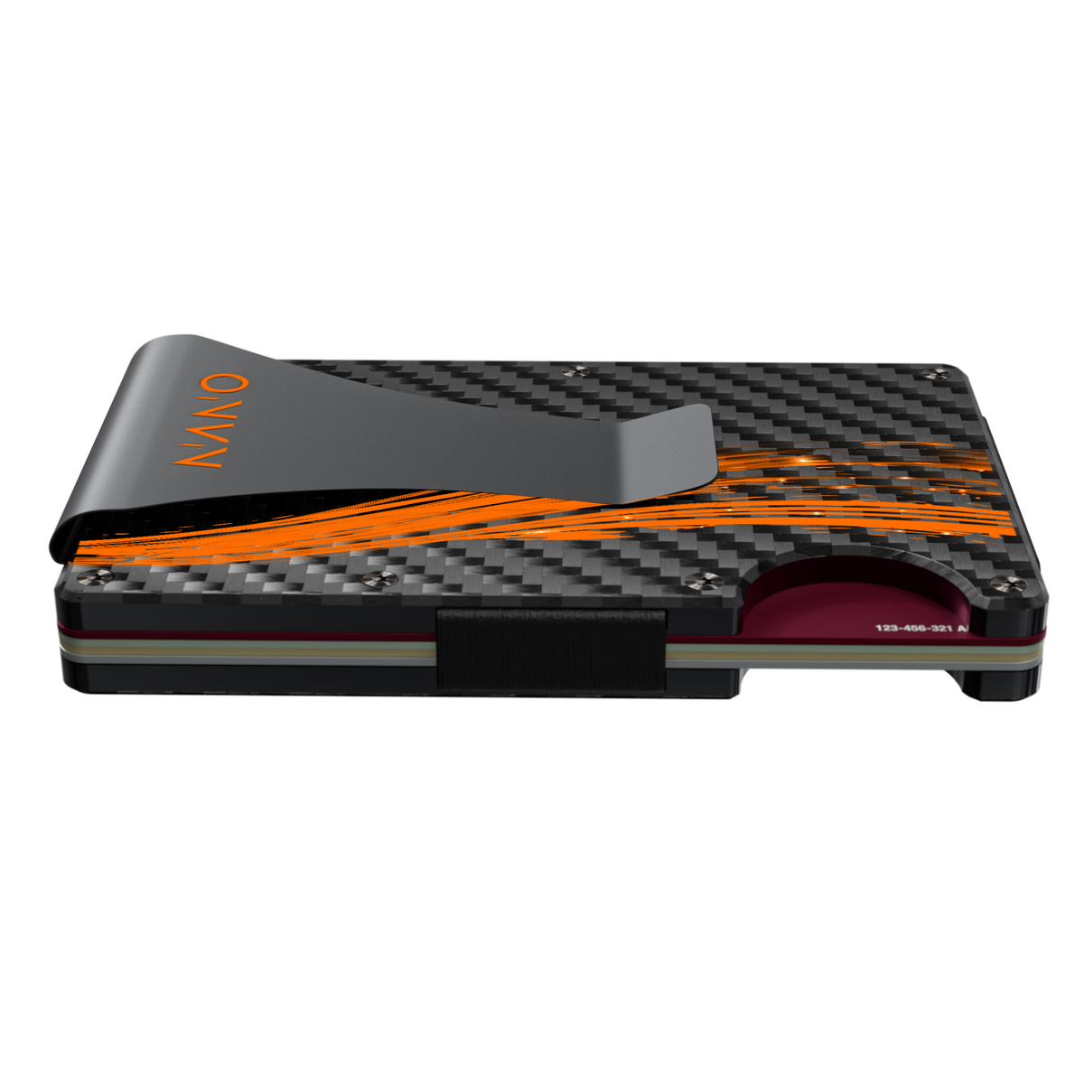 A compact profile, with cards inside.
