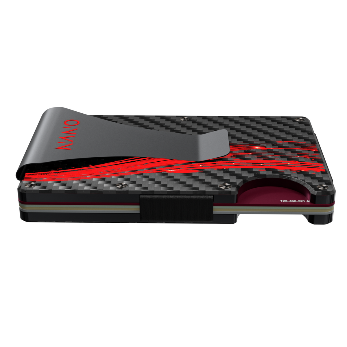 A compact profile, with cards inside.