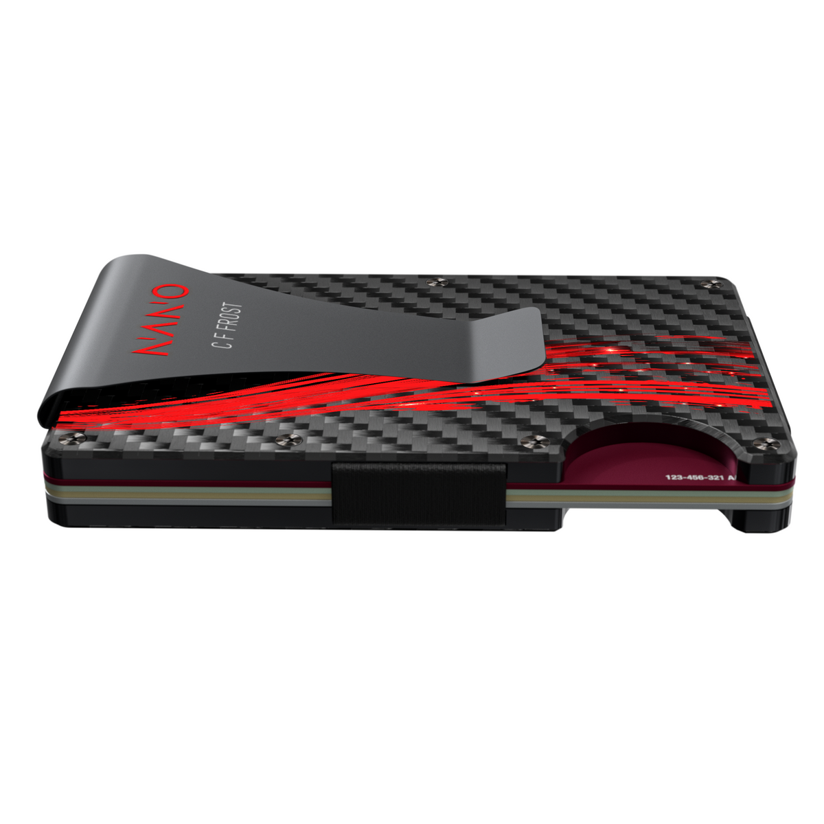 A compact profile, with cards inside.