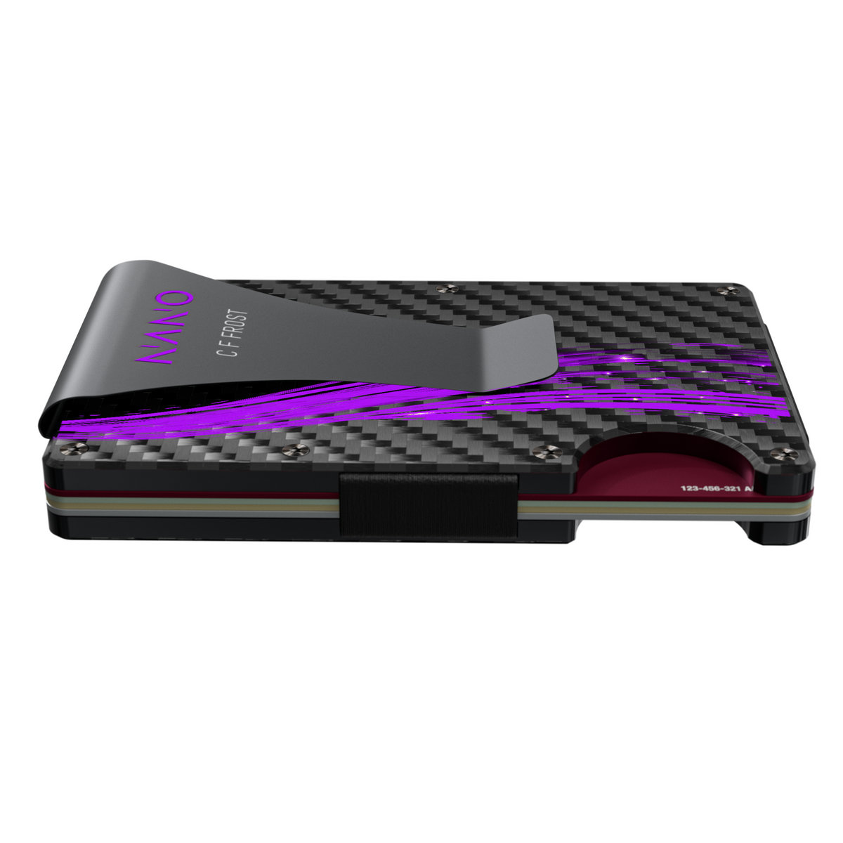A compact profile, with cards inside.