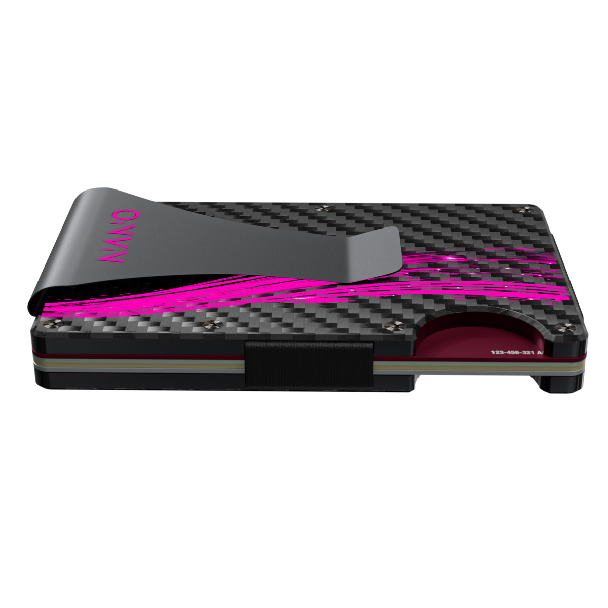 A compact profile, with cards inside.