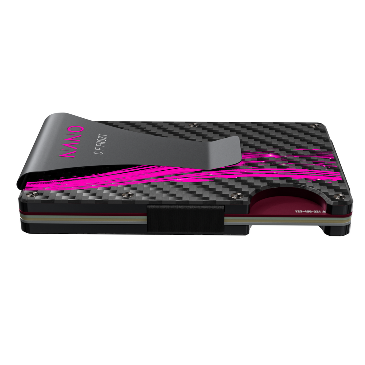 A compact profile, with cards inside.
