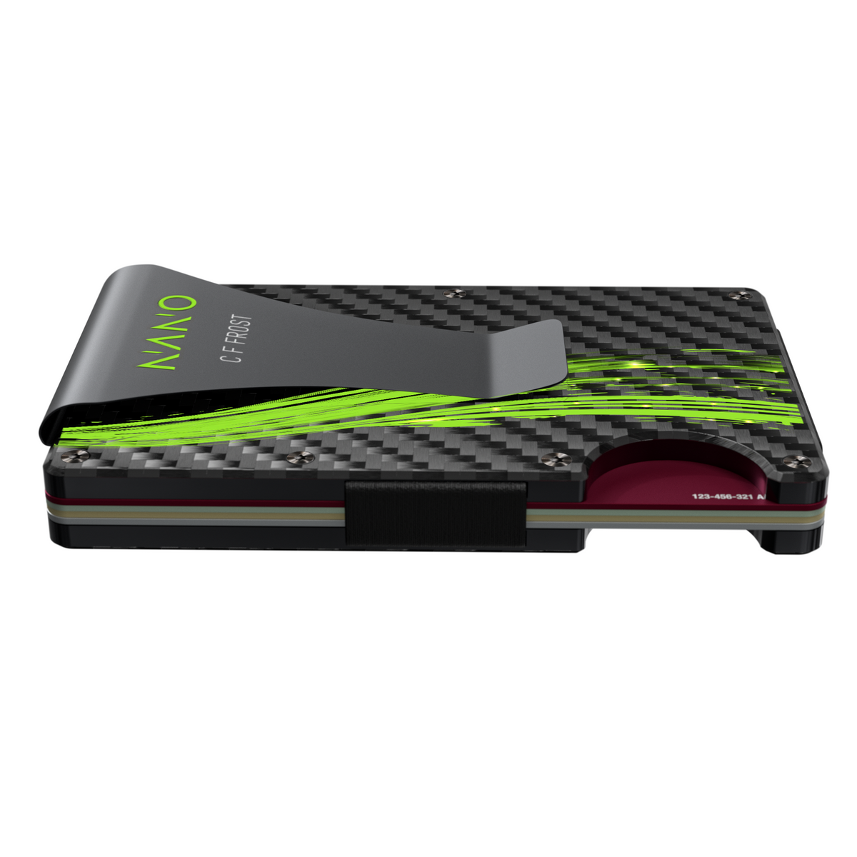 A compact profile, with cards inside.