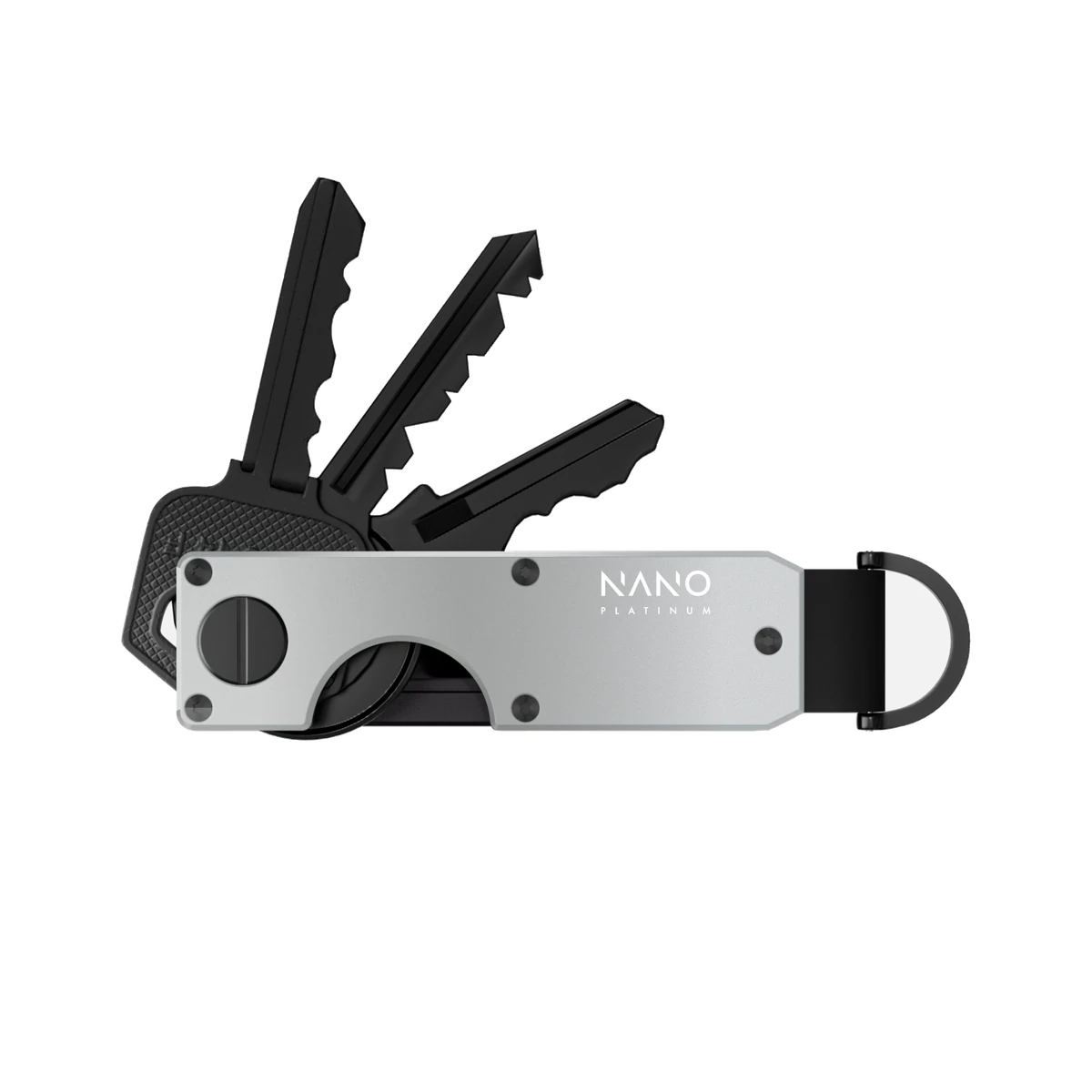 NANO Key Case with three keys unfolded.