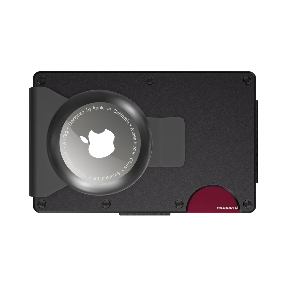 AirTag Money Clip attached to a NANO wallet