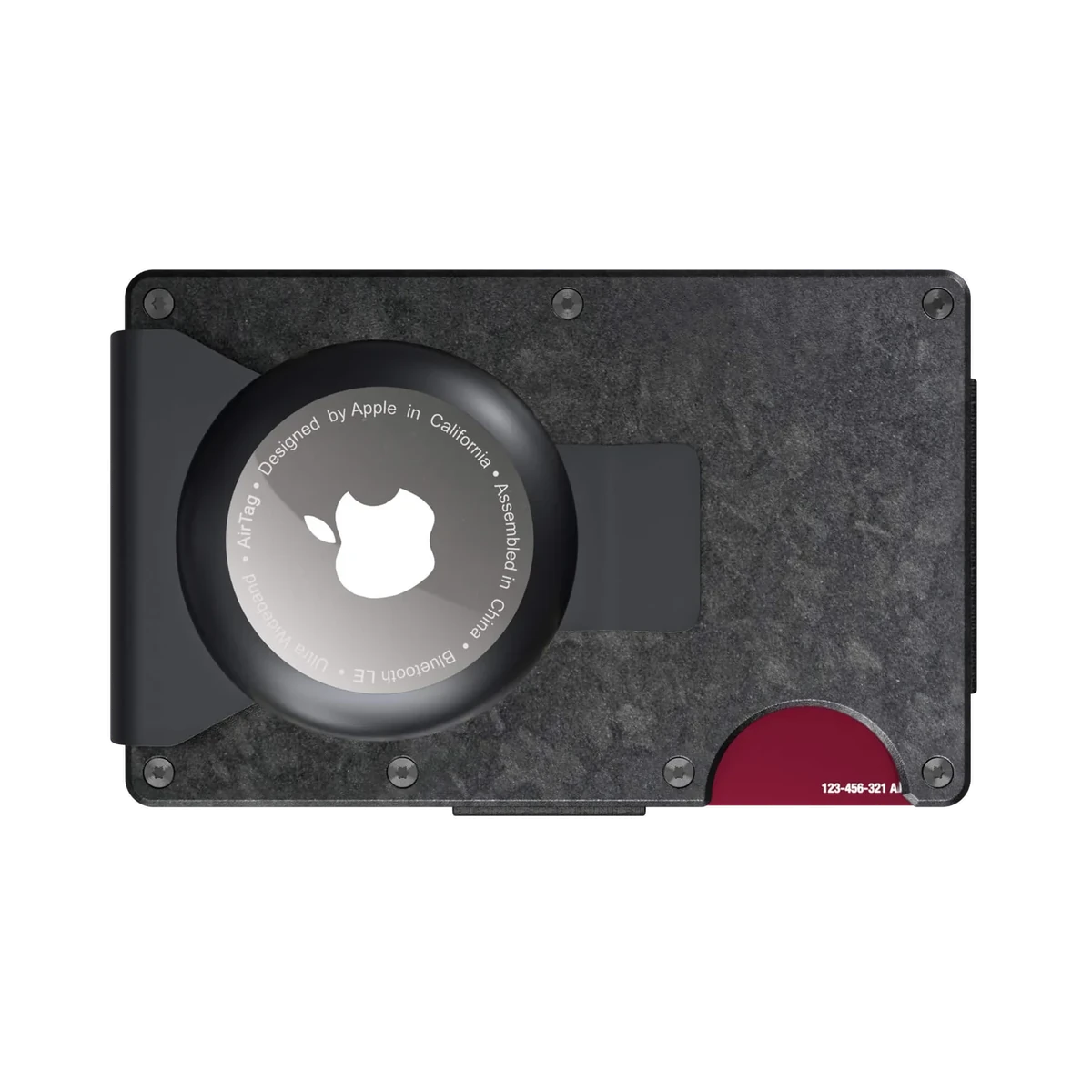 AirTag Money Clip attached to a NANO wallet