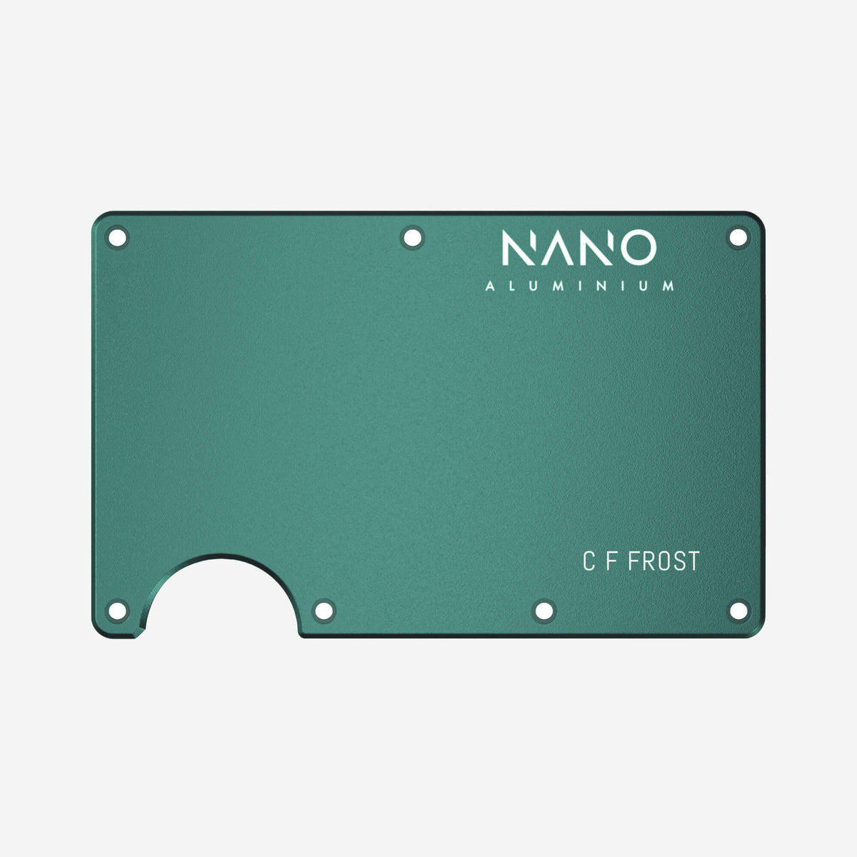 NANO™ Aluminium Personalised Front & Back Wallet Cover Plates (Racing ...